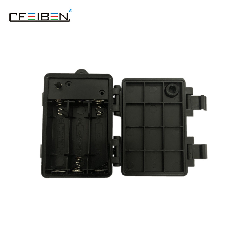 3 Pack AA series battery pack waterproof battery holder with switch Battery Box