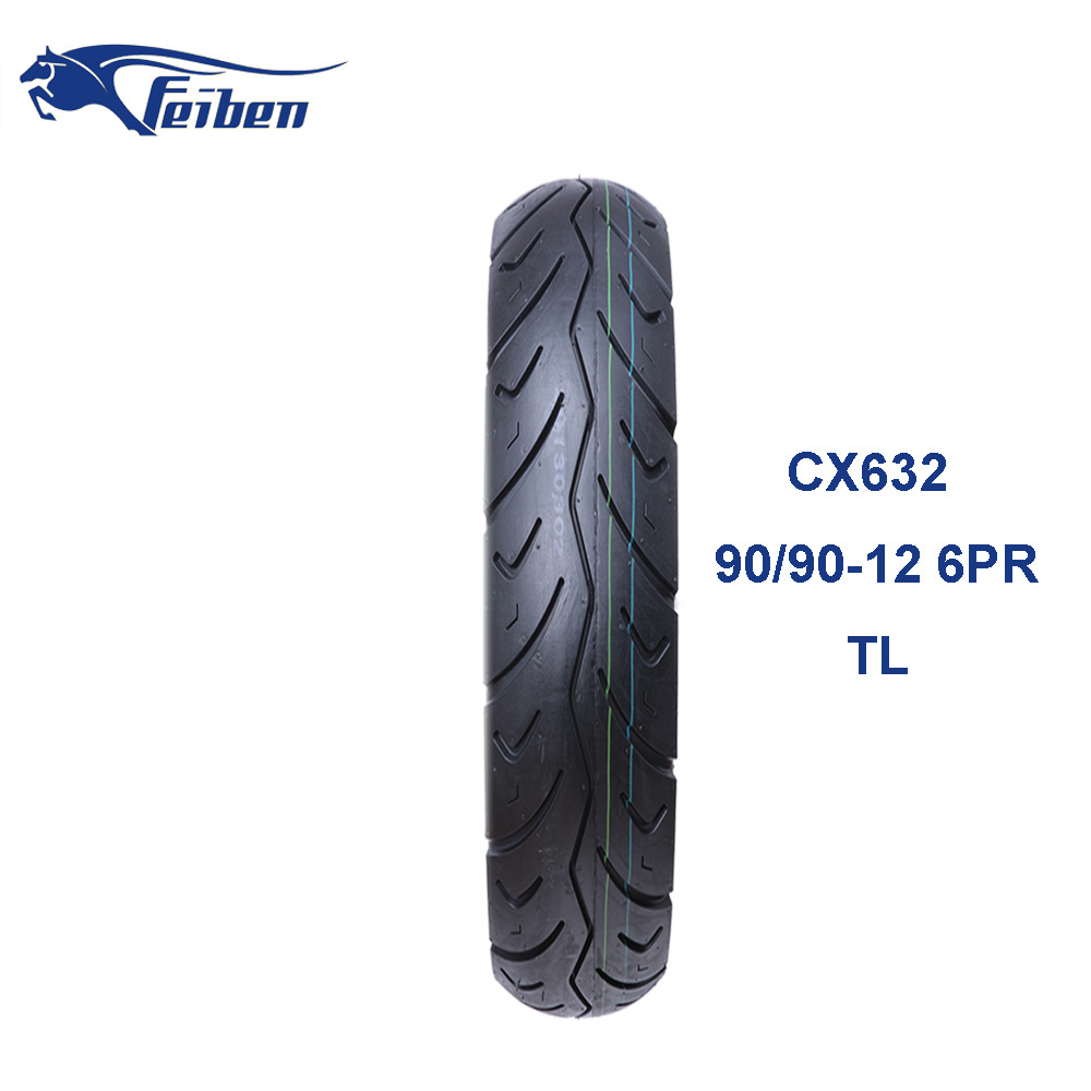 Motorcycle Tubeless Tyre For Scooter 90/90-12