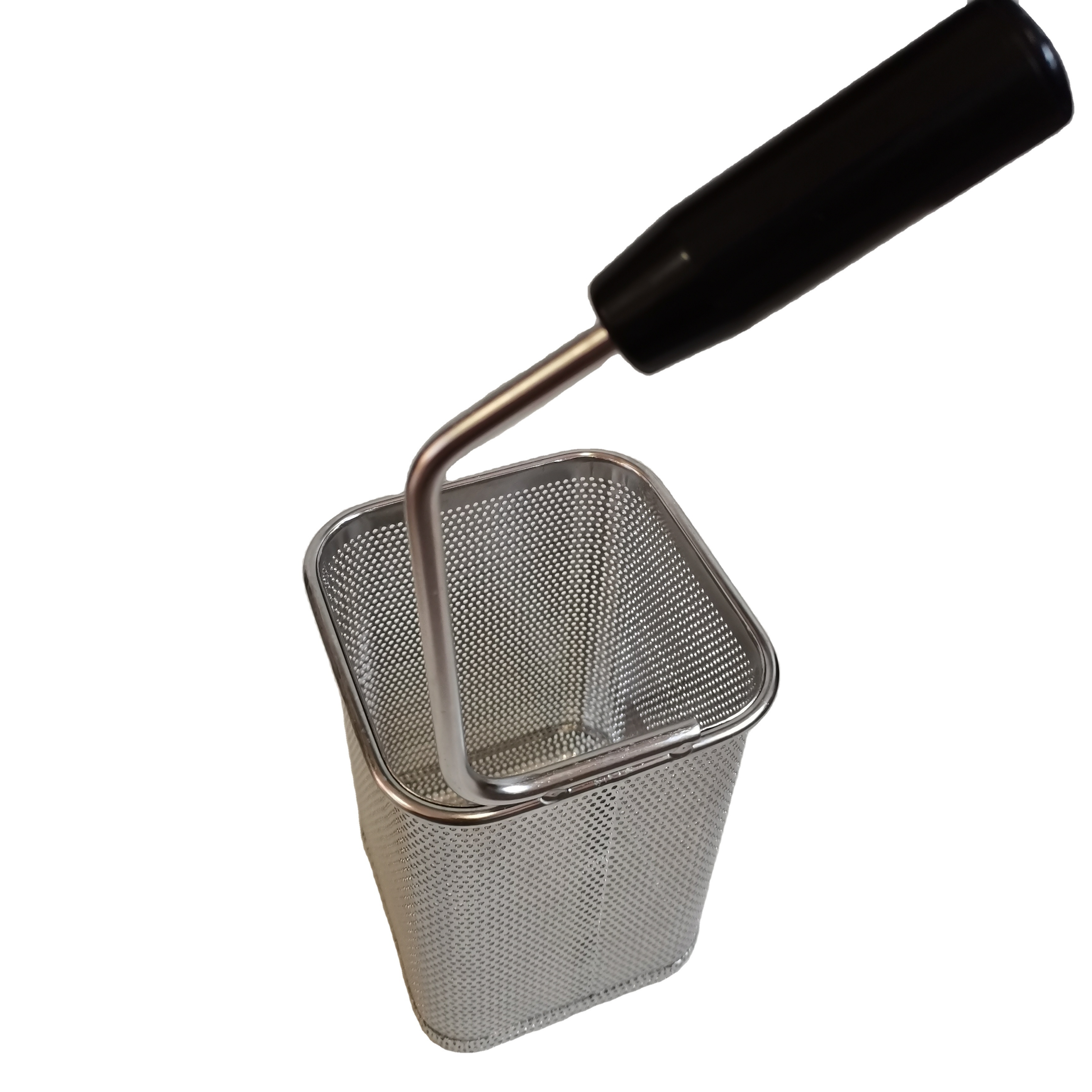 Single Handle Stainless Steel Pasta Cooker Basket    cookie basket   Strainer Kitchen Pot Baskets For Pasta Cooker