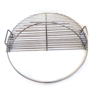 21.5 inch Outdoor use Charcoal burning cooking grates grid stainless steel portable BBQ grill grate round grill mesh grill grid