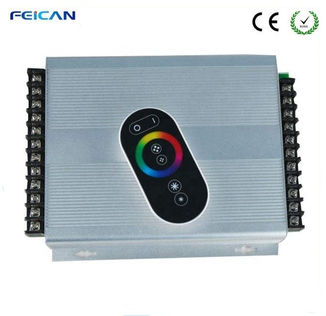 Feican DC12V 24V 1440W 2880W High Power Wireless RF 8key RGB Dimmer Switch LED Light Controller For LED  Lights