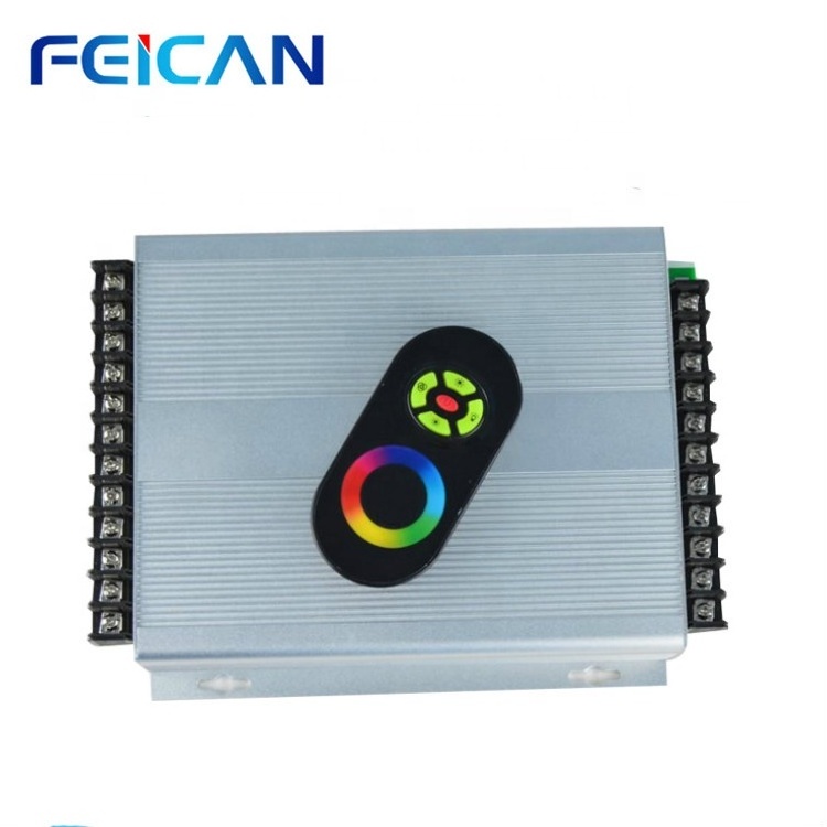 Feican DC12V 24V 1440W 2880W High Power Wireless RF 8key RGB Dimmer Switch LED Light Controller For LED  Lights