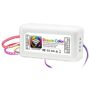 Feican Factory WIFI LED RGB Controller DC12V-24V Smart Phone APP  Controller for RGB Strip Lighting