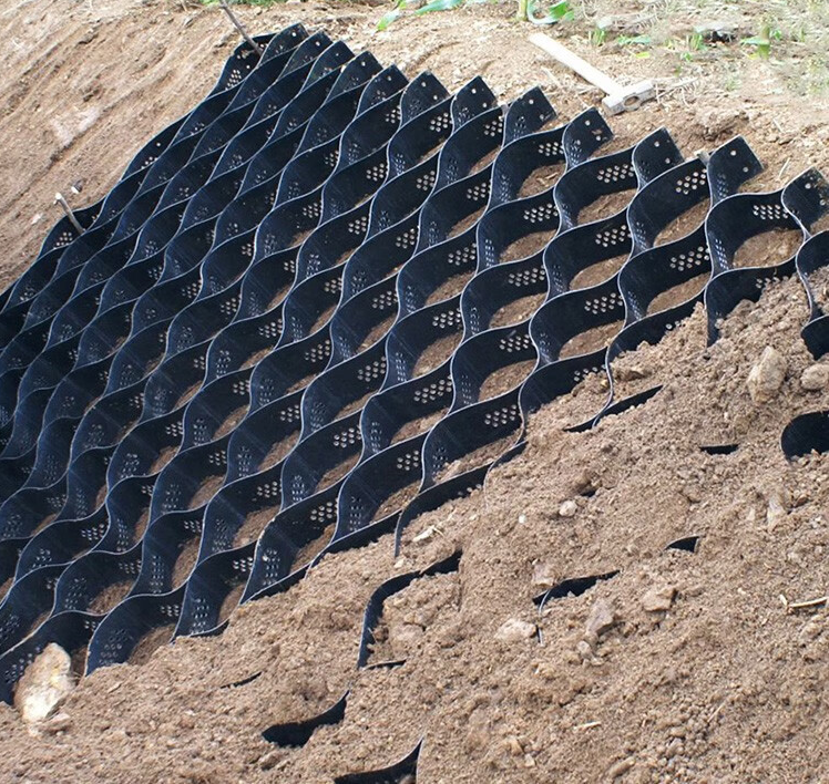 ASTM Standard HDPE Geocell plastic cellular confinement system for driveway road erosion control manufacturer price