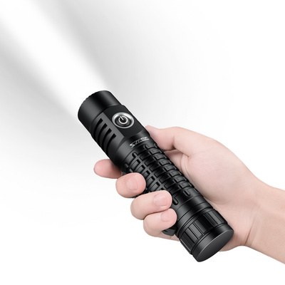 New arrival rechargeable LED flashlight Tactical SST40 LED Rechargeable Torches bright outdoor flashlight 18650 Li-ion battery