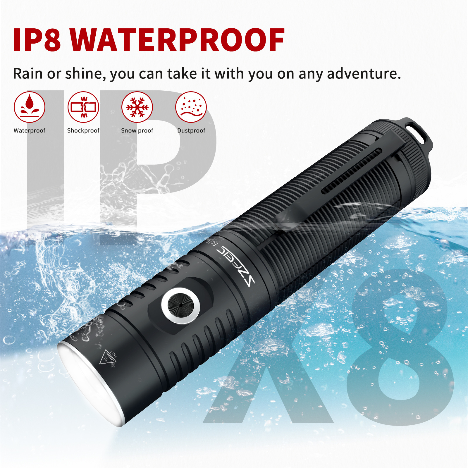 1100 high lmens usb rechargeable waterproof outdoor durable led high quality non abs aluminium mini portable flashlight torch