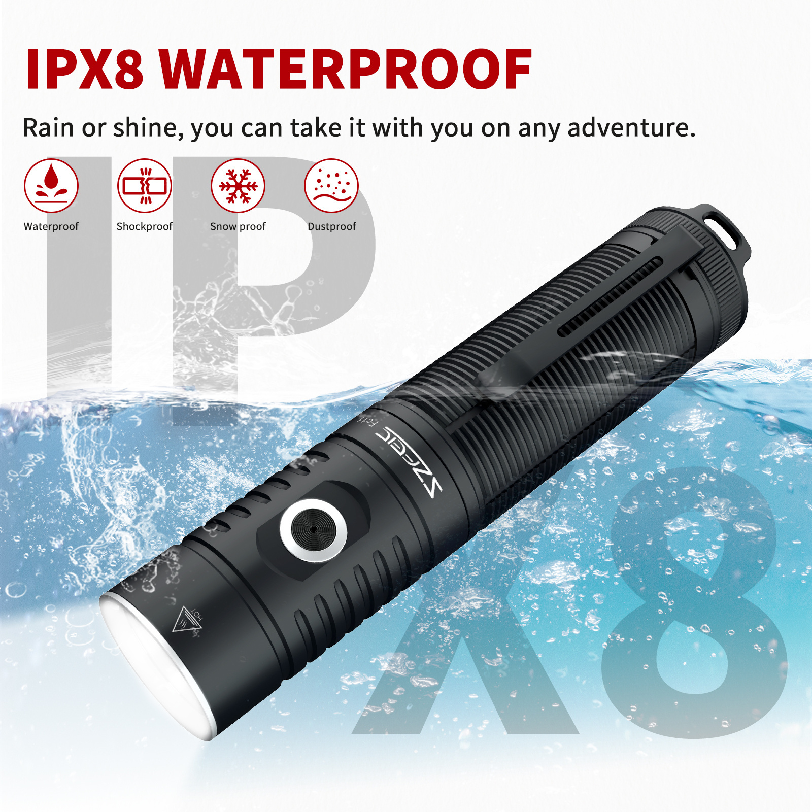 Super Bright Waterproof Portable Aluminum Alloy XML T6 Tactical Flashlights Torches Super Quality Type-C Rechargeable Flashlight