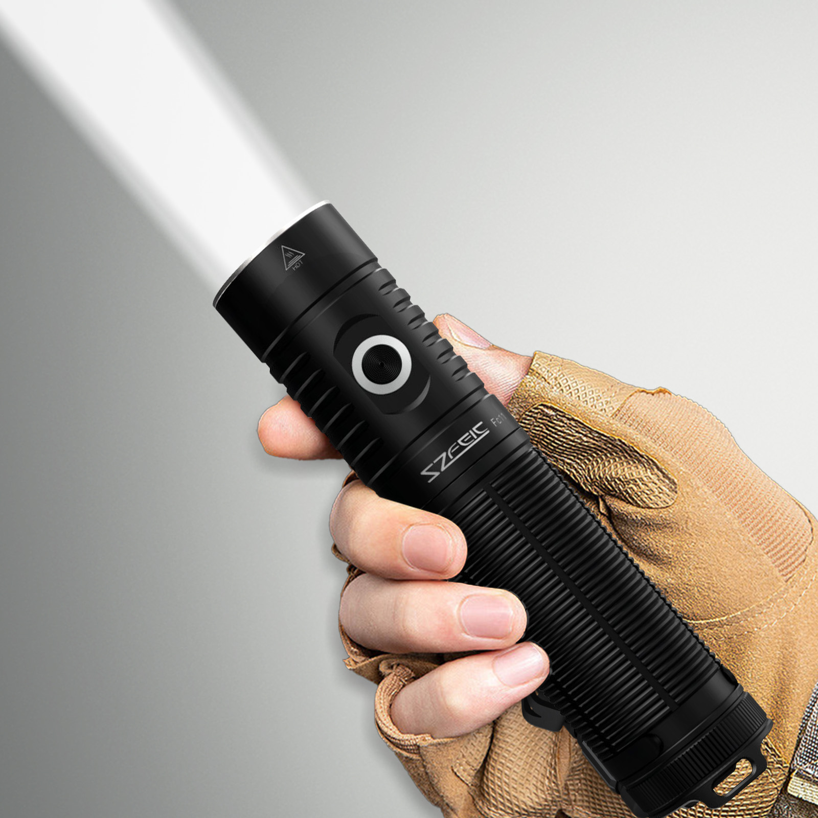 T6 XML3 Brightest Portable 1100 Lm Metal EDC Tactical 5 Modes Waterproof 21700 USB LED Torch Torch Light Rechargeable Flashlight