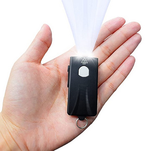 High Bright Portable 260 Lumen 18650 USB Rechargeable Aluminium EDC Keychain Flashlight Mini Rechargeable Torch LED Flashlight