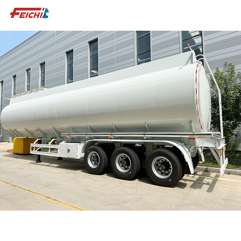 China Capacity Tri-Axle carbon steel Fuel Oil Hot Sale Trailer Tanker Truck Used Fuel Tank Semi Trailer Truck for sale