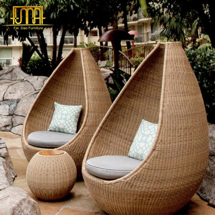 rattan 5 star hotel furniture bistro garden chair cushion seating hotspot patio chair