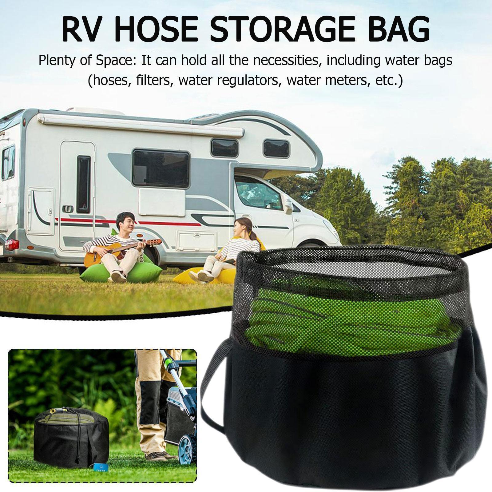 RV Cable Storage Bag Hose Bag Caravan Camping RV Cable Car RV Cable Bag Hose Organizer Organizer Waterproof Accessories Sto D6R5