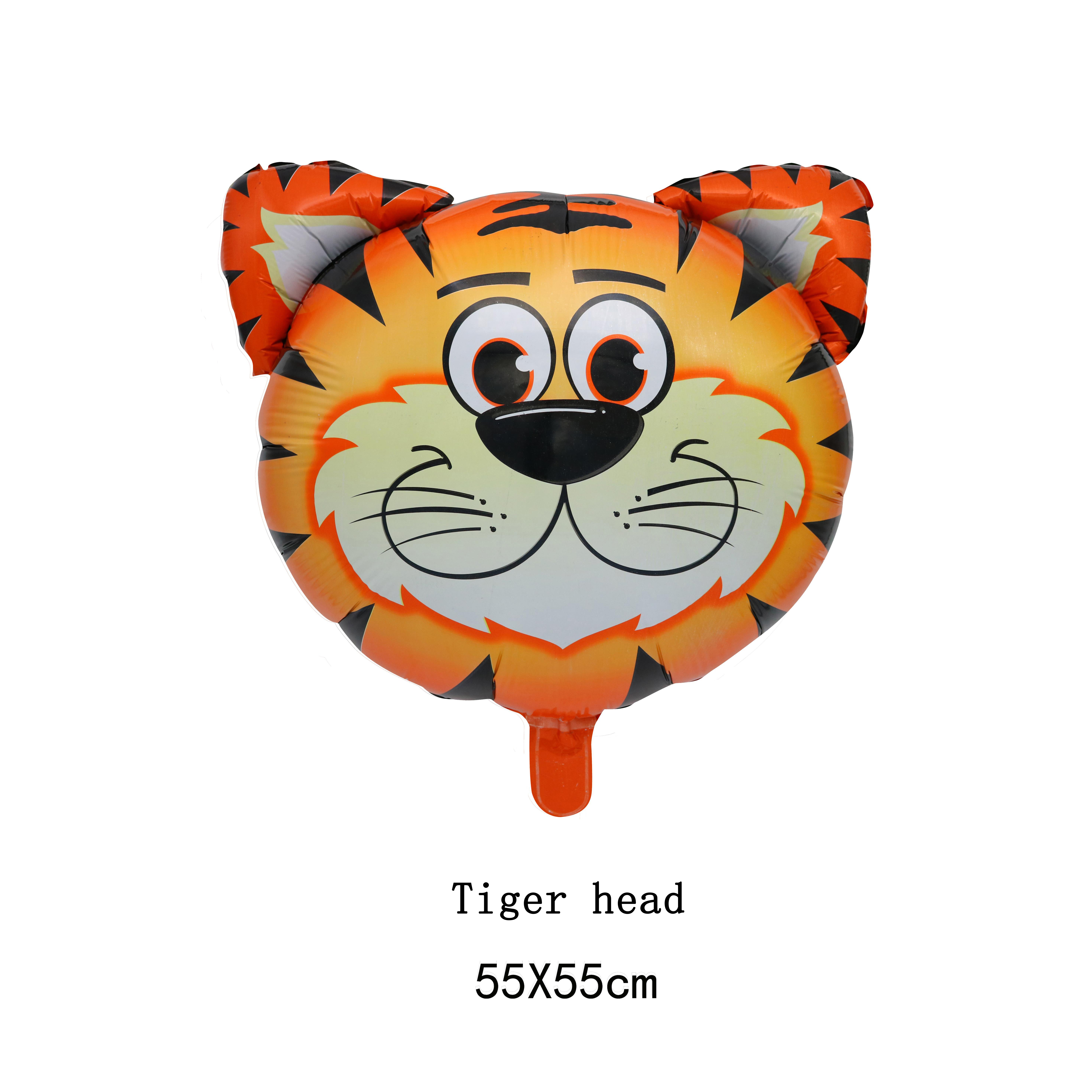 New pattern Cute cartoon special-shape Animal head series helium foil balloons Supply For Children's Day Kids Birthday party