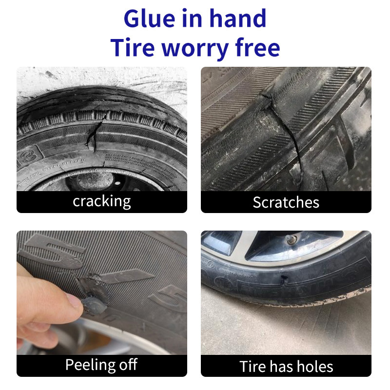 The New Tire Repair Glue Rubber Repair Glue For Car Waterproof Glue