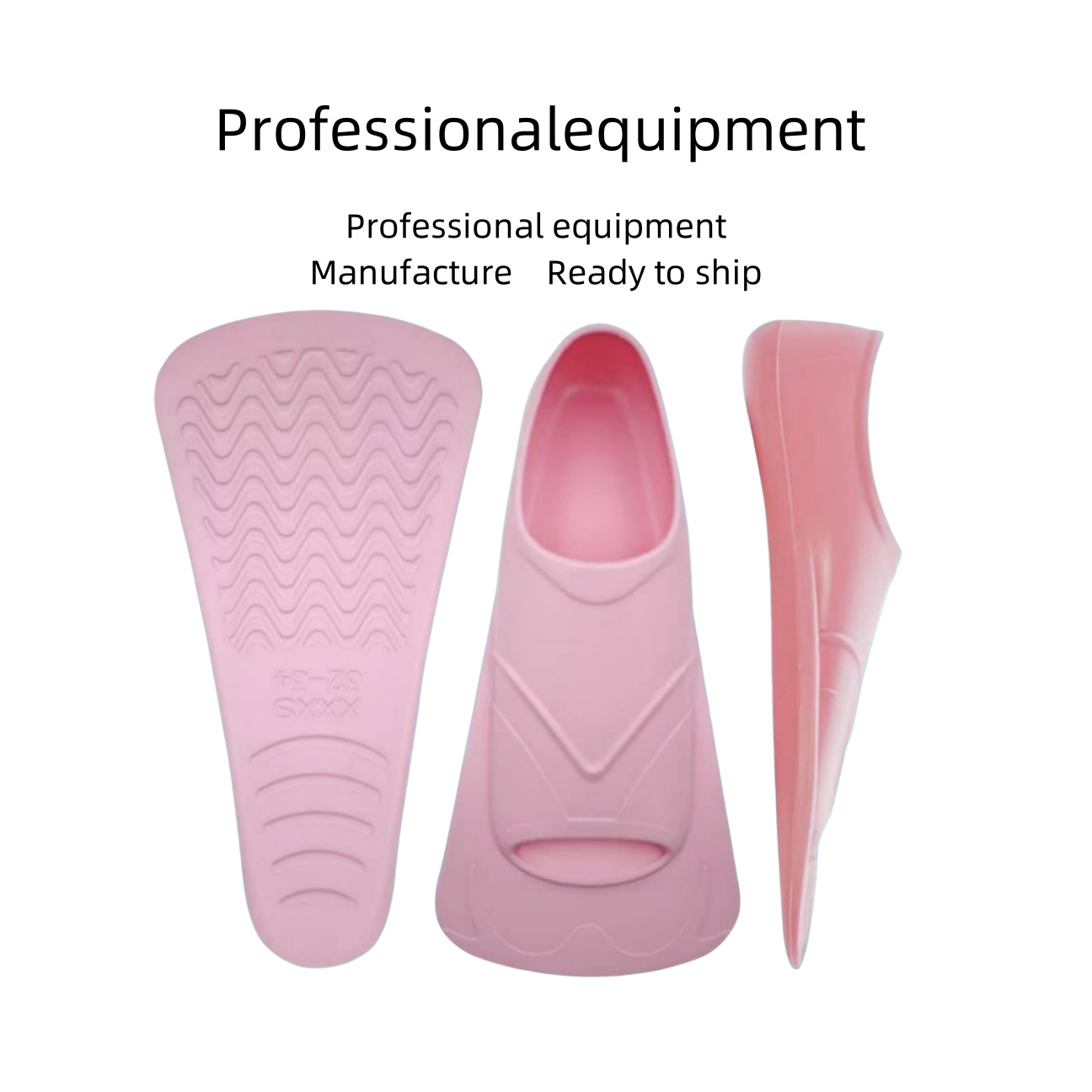 S Swim Short Fins Silicone Swimming Fins Training Mermaid Travel Size Flippers with Mesh Bag for Kids Lap Swimming Training