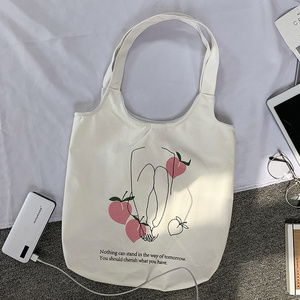 Eco Friendly Reusable Shopping Cotton Canvas Tote Bag Wholesale shopper bags