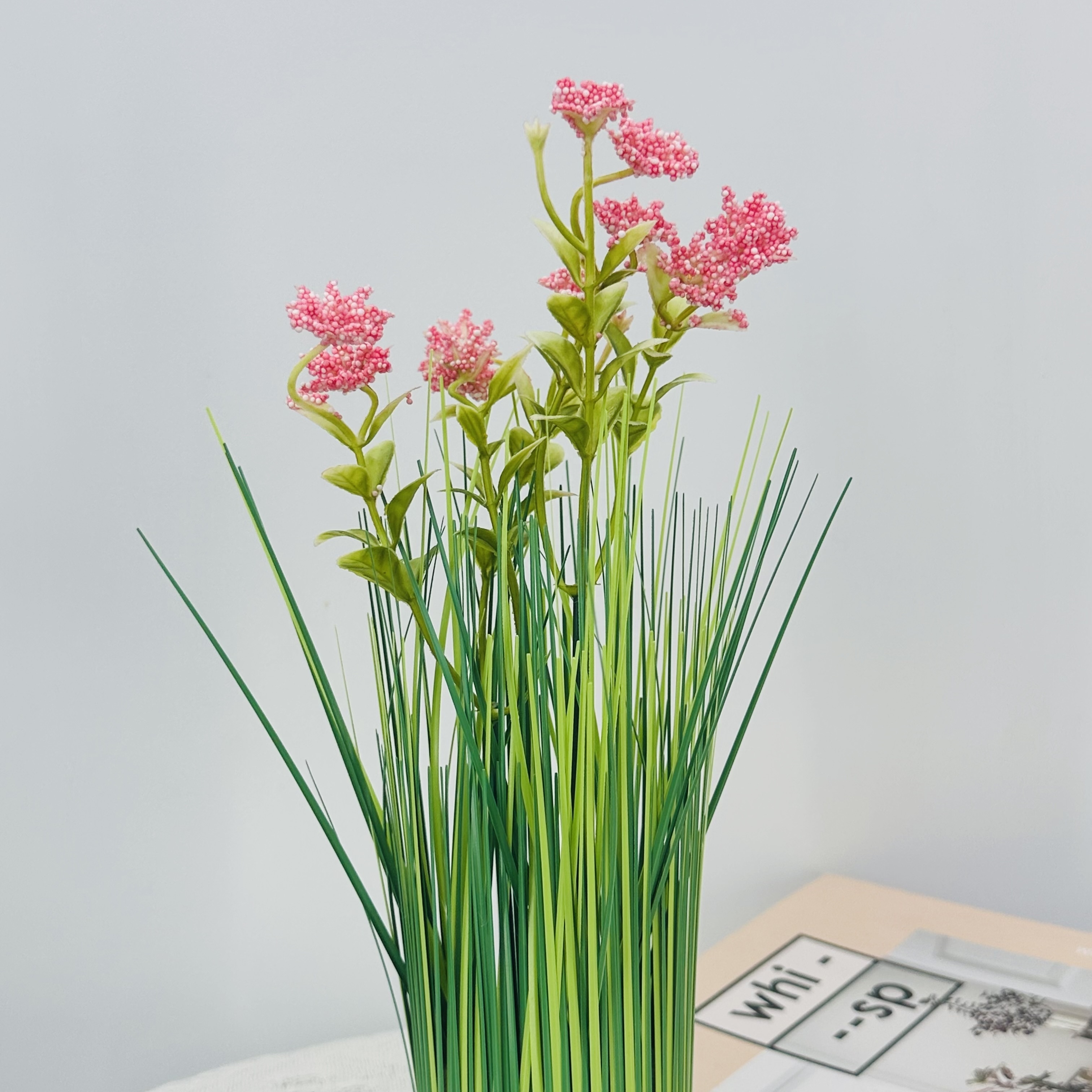 TC-036 Kaleidoscope Artificial Household Simulation Delicate PVC Delicate Potted Plants Tulle Flowers Horticultural Onion Grass