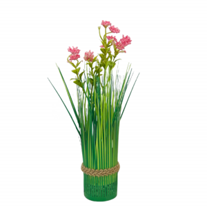 TC-036 Kaleidoscope Artificial Household Simulation Delicate PVC Delicate Potted Plants Tulle Flowers Horticultural Onion Grass