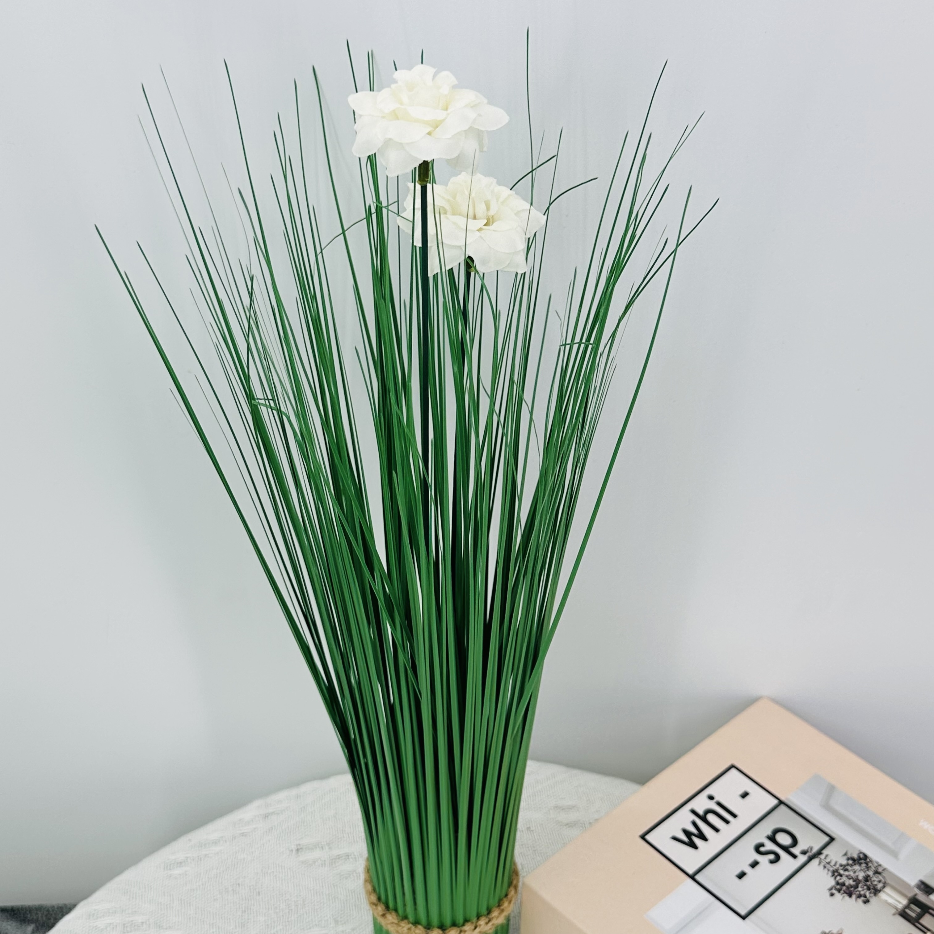 TC-005 Simulation Flower Artificial Plant Tube Grass Indoor Outdoor Garden Ornament Decoration Green Onion Grass