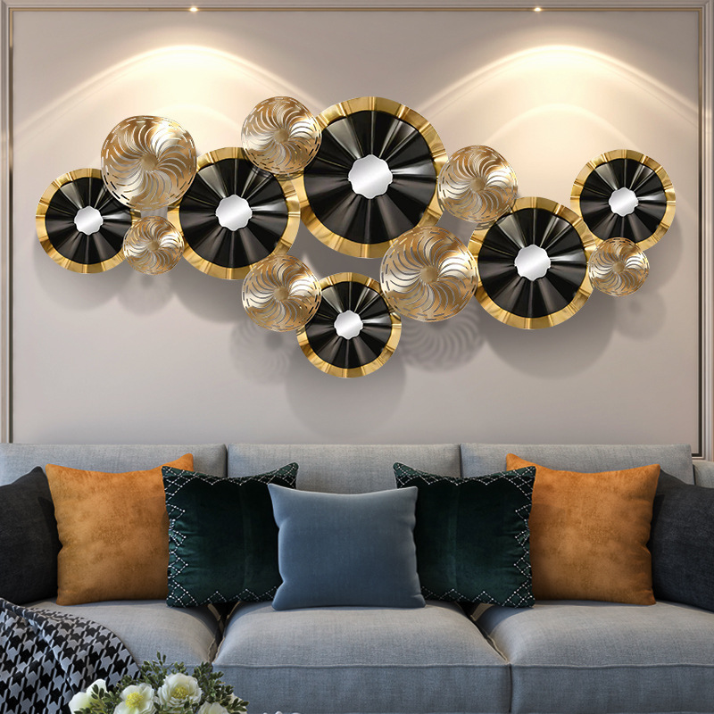 Hot Sale Metal Wall Art Metal Lotus Flower Art Gold  Metal Wall Decor For Home Office Decoration Bedroom Living Room Decor