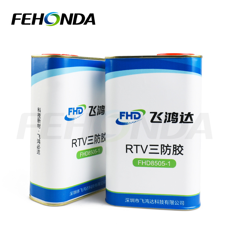 4KG RTV Adhesive Transparent moistureproof UV moisture curing UV glue filling