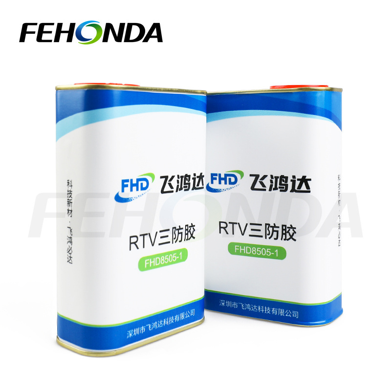 4KG RTV Adhesive Transparent moistureproof UV moisture curing UV glue filling