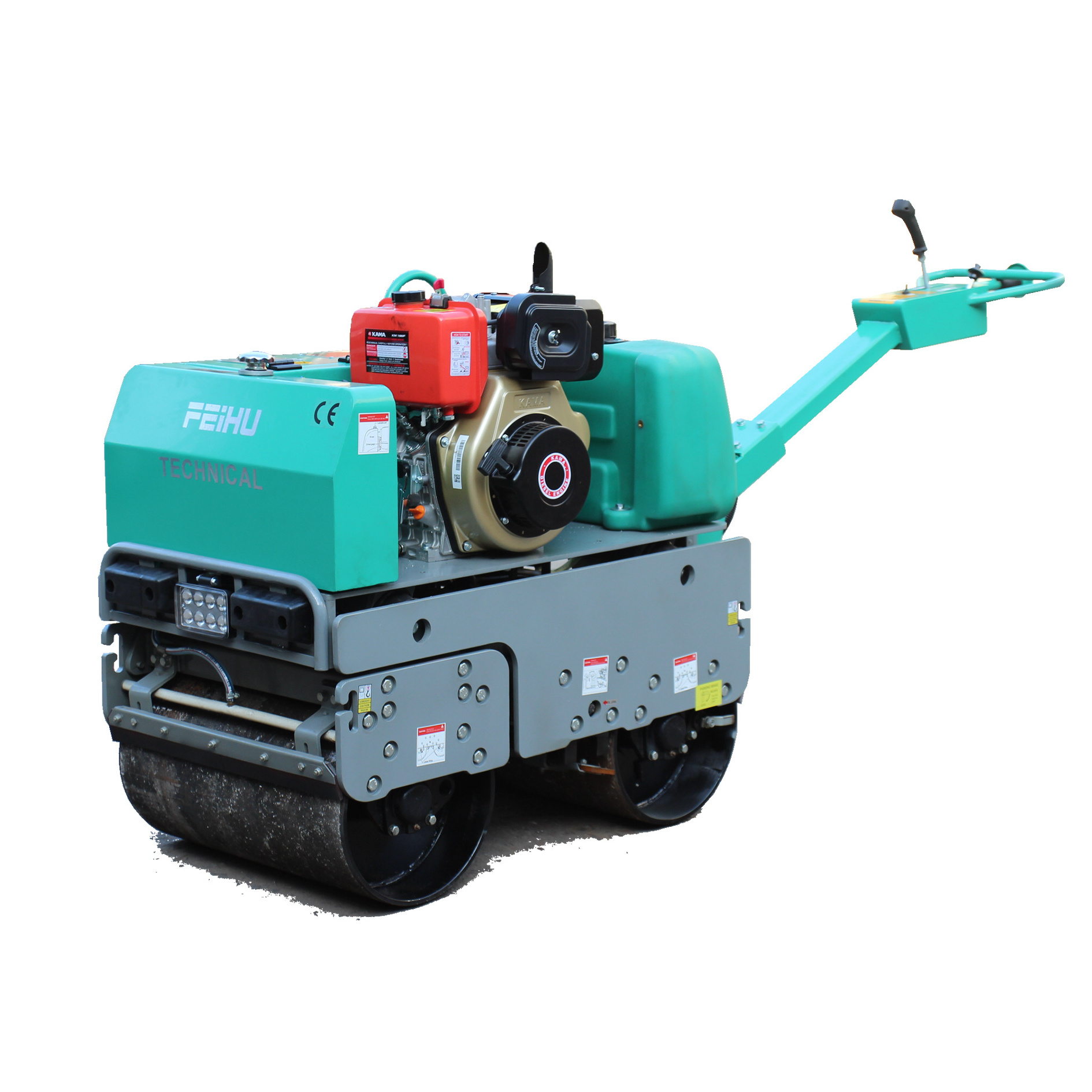 Gasoline Diesel Walk Behind Road Roller Compact CE Certificated 700KG Vibratory Roller South Korea Philippines Provided Nigeria