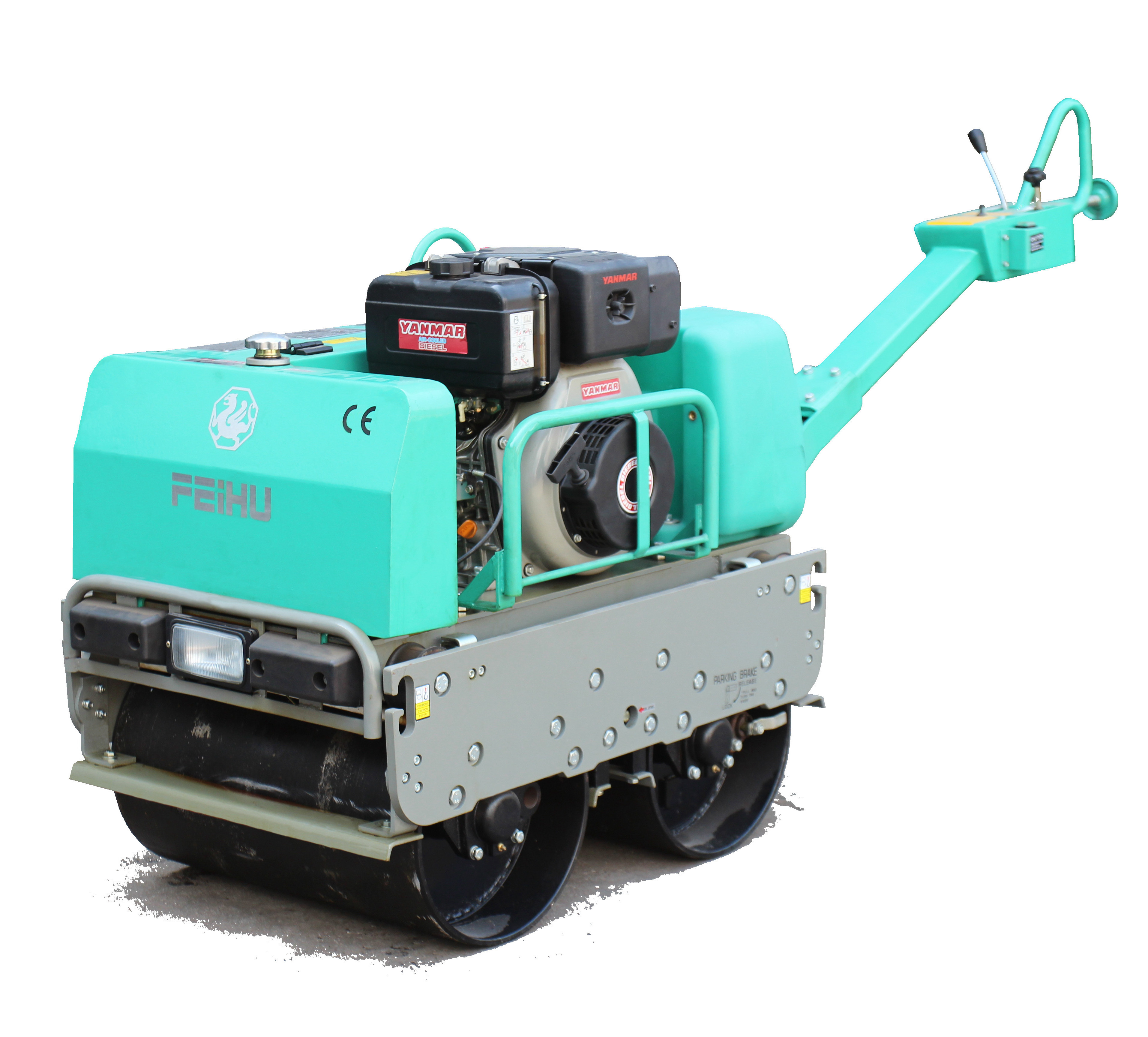 Gasoline Diesel Walk Behind Road Roller Compact CE Certificated 700KG Vibratory Roller South Korea Philippines Provided Nigeria