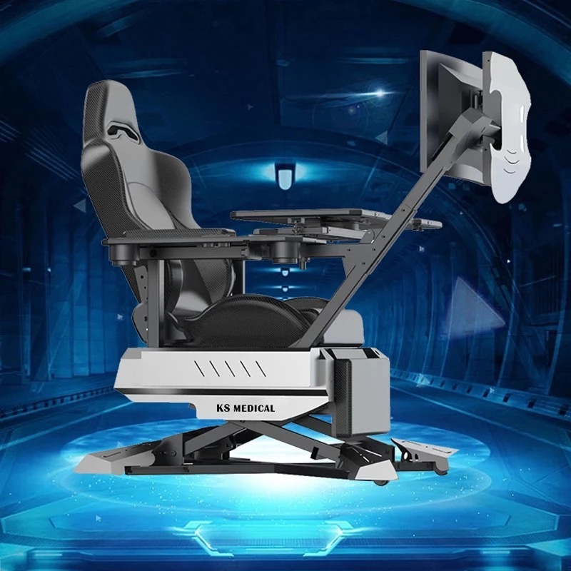 Workstation Recliner Cockpit Zero Gravity Gaming Computer Chair Work and Play Style Cockpit Gaming Chair