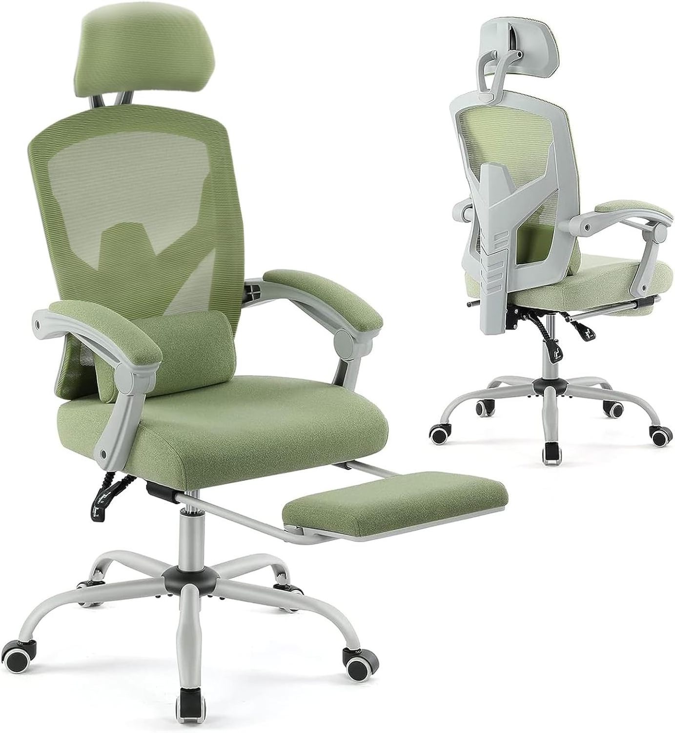 ALINUNU Factory Direct Office Computer Desk Chair High-Back Mesh Rolling Swivel Mesh Chairs with Wheels