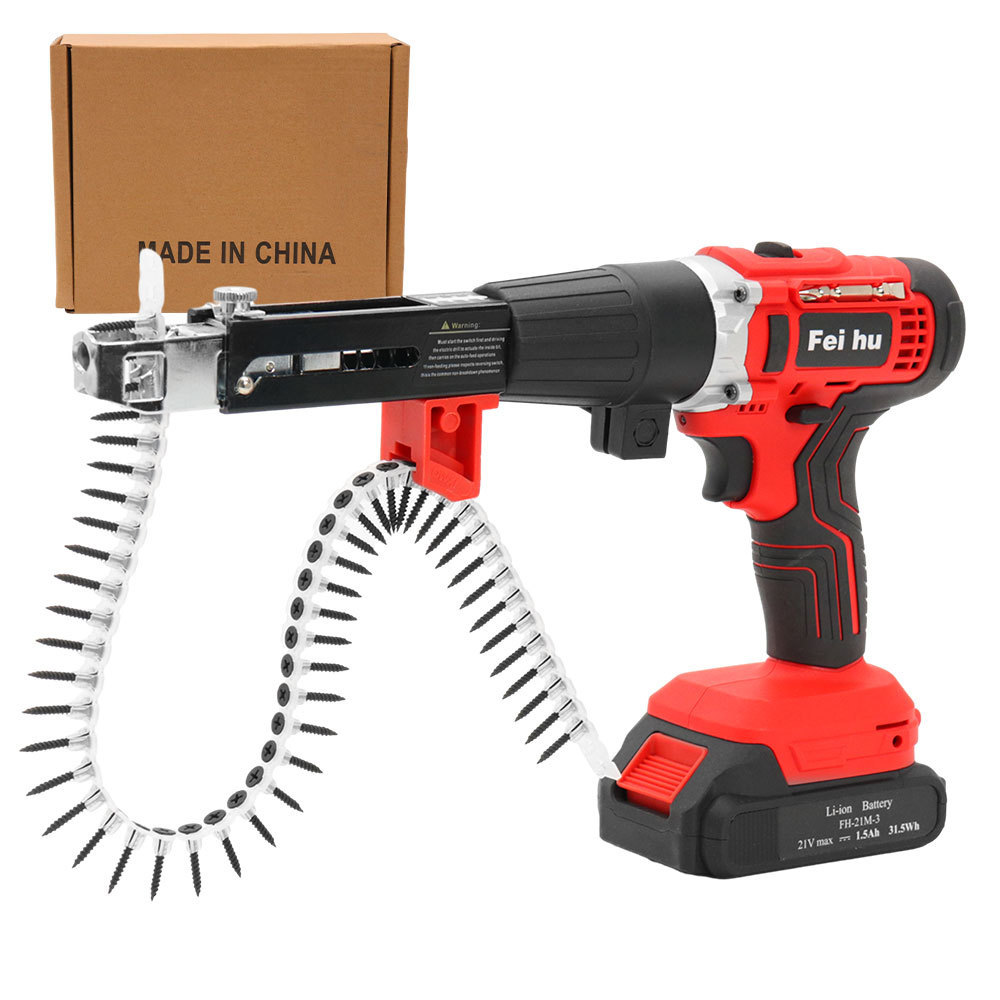 New Power Tools Li-ion Battery Cordless Nail Gun Machine Portable Collated Concrete Wall Screws Chain Cordless Nail Gun