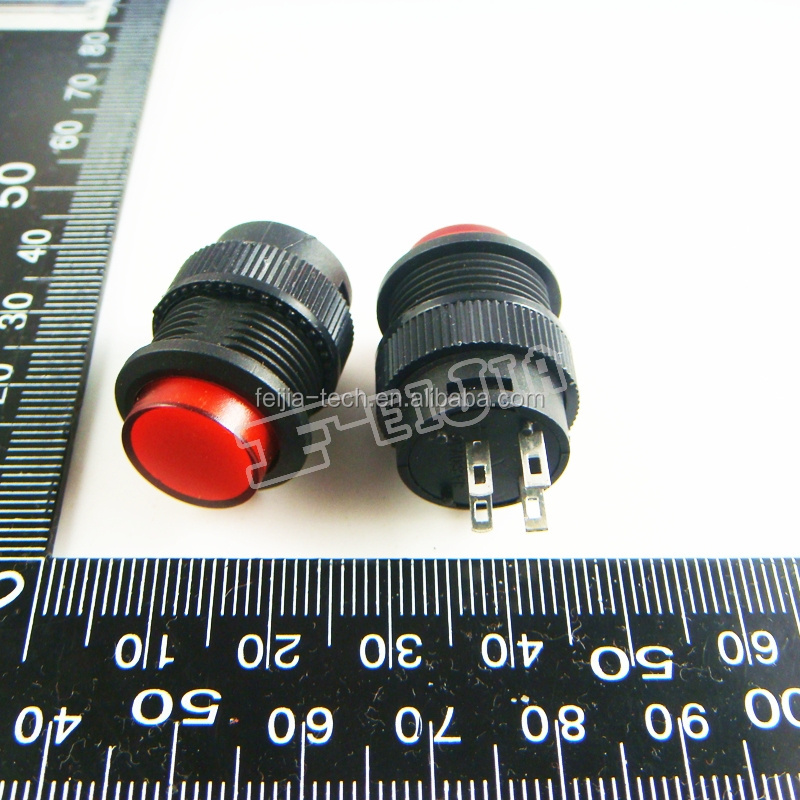 R16-503AD With LED red white blue green yellow led  Self-locking (Non Self-locking) 16MM Push button Round switch with lamp