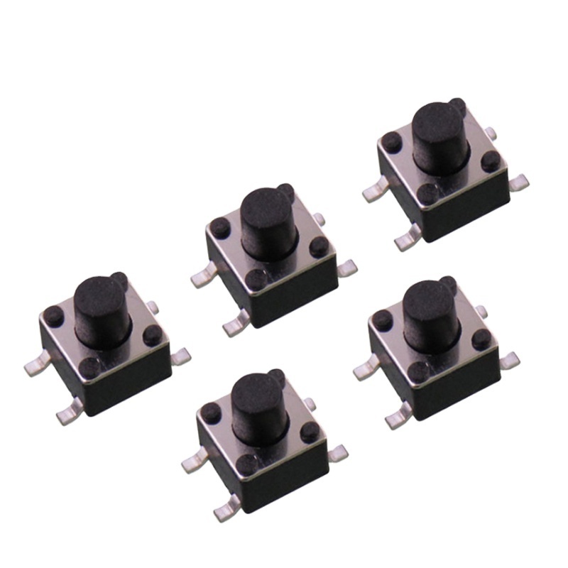 China factory Tactile Tact Push Button Micro Switch  2pin 4pin 6*6*4.3/5/6/7/8/9/10mm 6x6x5 Tact Switch