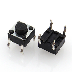 China factory Tactile Tact Push Button Micro Switch  2pin 4pin 6*6*4.3/5/6/7/8/9/10mm 6x6x5 Tact Switch