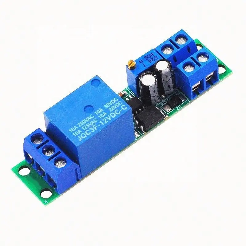 Delay Adjustable Time Switch With Light Coupling DC12V Delay Timer Switch Relay Module