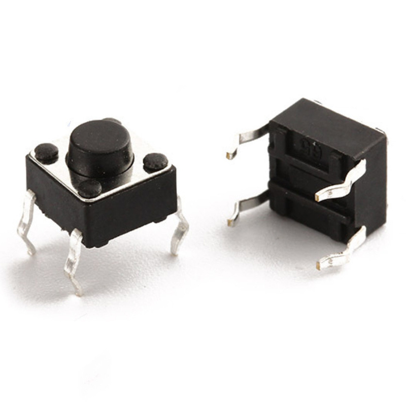 China factory Tactile Tact Push Button Micro Switch  2pin 4pin 6*6*4.3/5/6/7/8/9/10mm 6x6x5 Tact Switch