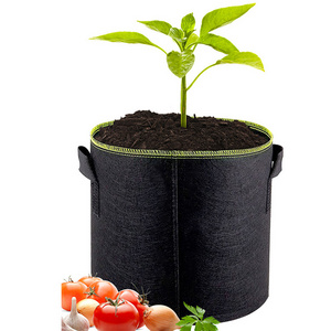 3 5 7 10 15 20 25 30 Gallon Nursery Garden Fabric Felt Plant Flower Pot Grow Pot Grow Bags