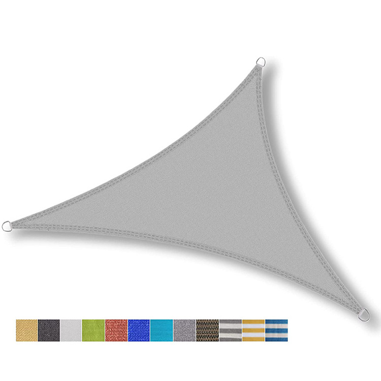 romantic outdoor shade waterproof garden sail canvas sun shade fabric /   triangle shade sail