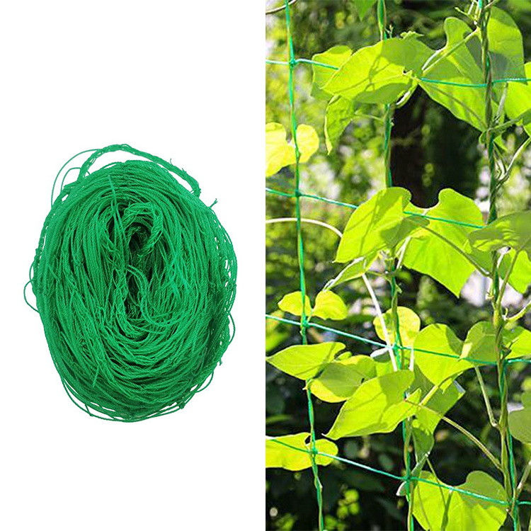 HDPE  factory direct cucumber trellising net plant climbing crop support net