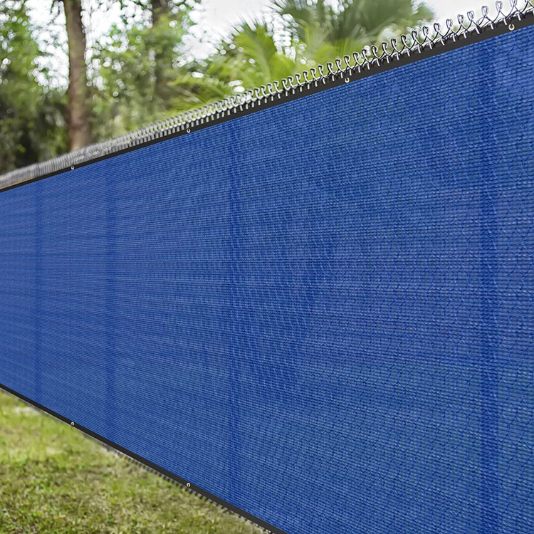 blue construction fence screen /expandable fence privacy screen for balcony/balcony side screen