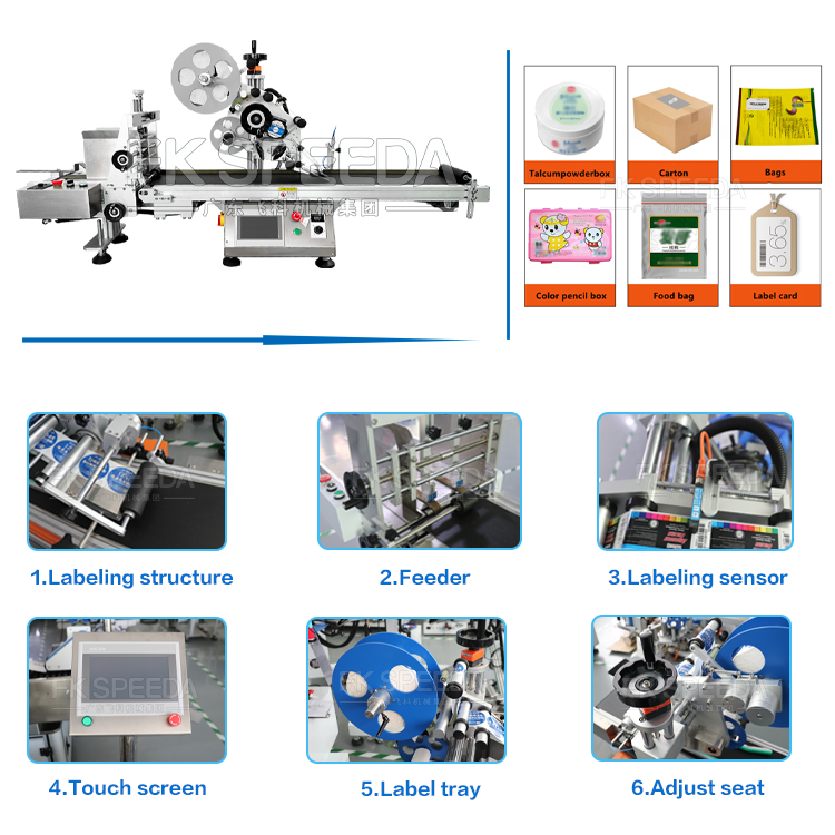 Tabletop auto sensor label applicator machine labeling machine label applicator machine for mayler bag