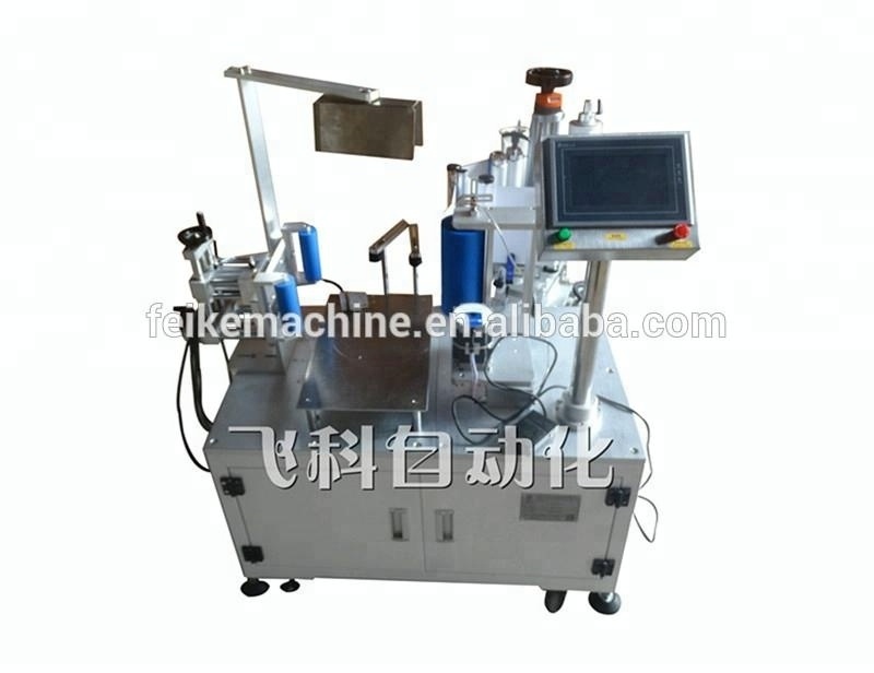 Semi-Automatic 5 Gallon Buckets vat Labeling Machine China Manufacturer /labeling Machine For Big Size Plastic Bottle Paint Pail