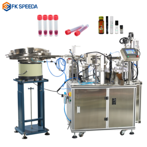 Rotary Automatic Perfume Mini Tester Liquid Glass Small Bottle Vial Monoblock Filling Pressing Capping Machine