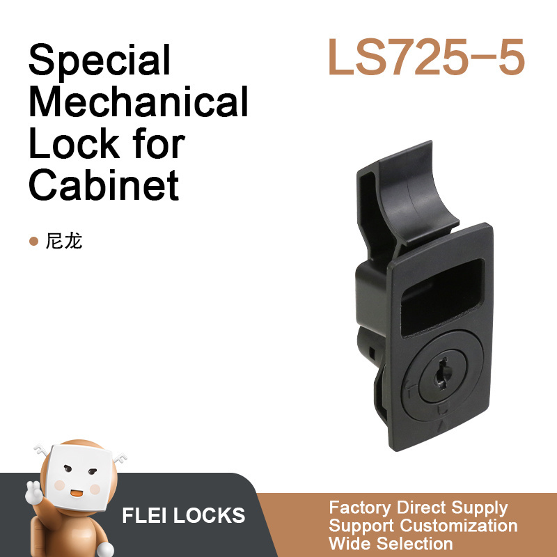 Tool Box Sliding Door Lock  ABS Cabinet Plastic Lock Slam Latch