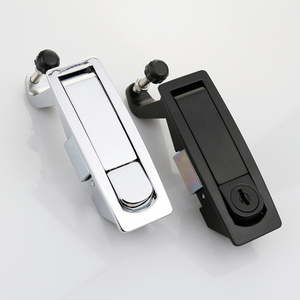 MS606 Zinc Alloy Compression Lever Latch With Flush Trigger  Plane Lock