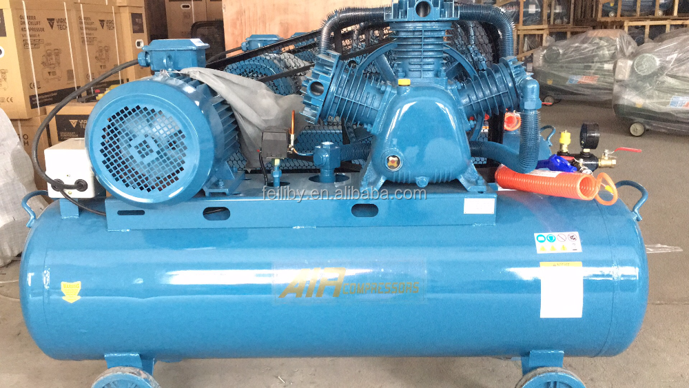 3 cylinder piston mining compressor truck tyre air compressors 250l tank