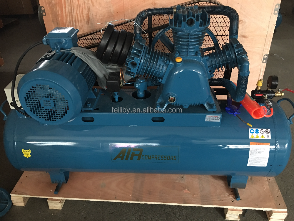 3 cylinder piston mining compressor truck tyre air compressors 250l tank