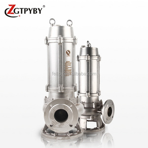 high efficiency chemical 304 316 SS centrifugal acid pump 7.5hp stainless steel submersible corrisive water pump for factory