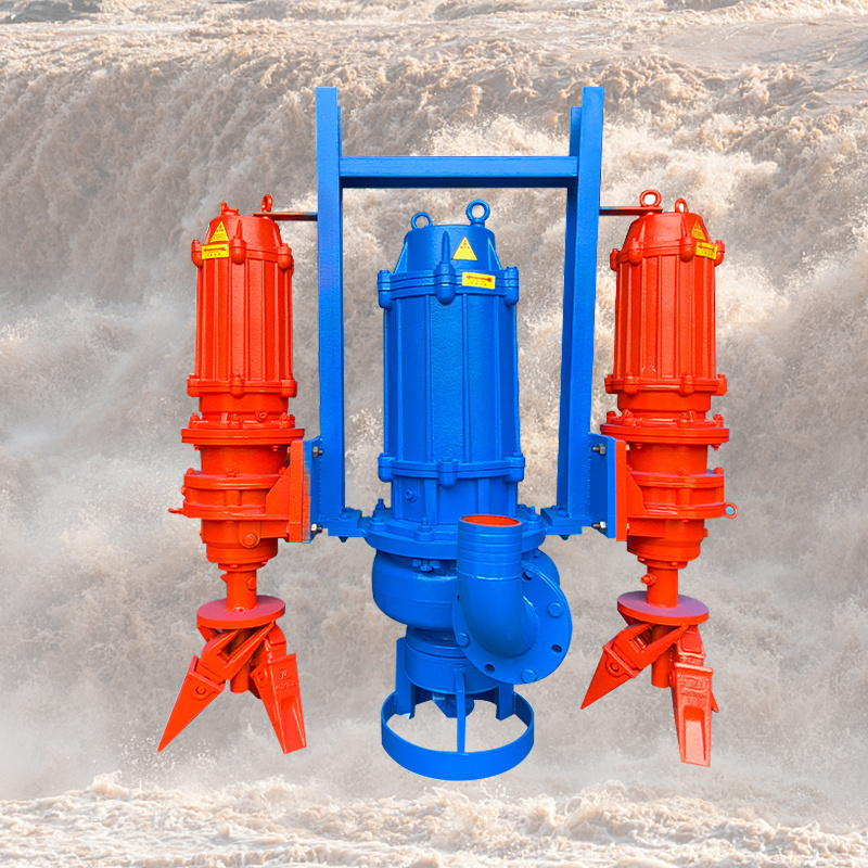 sewage sand dirty water pump slurry pump with agitator submersible industrial slurry mud sludge pump for drilling