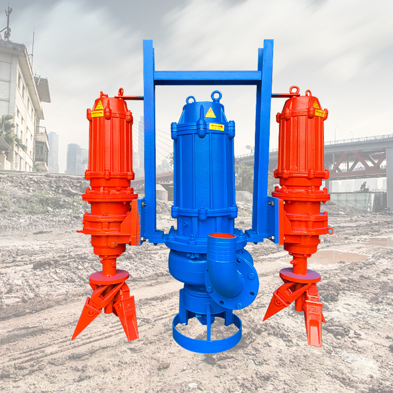 sewage sand dirty water pump slurry pump with agitator submersible industrial slurry mud sludge pump for drilling